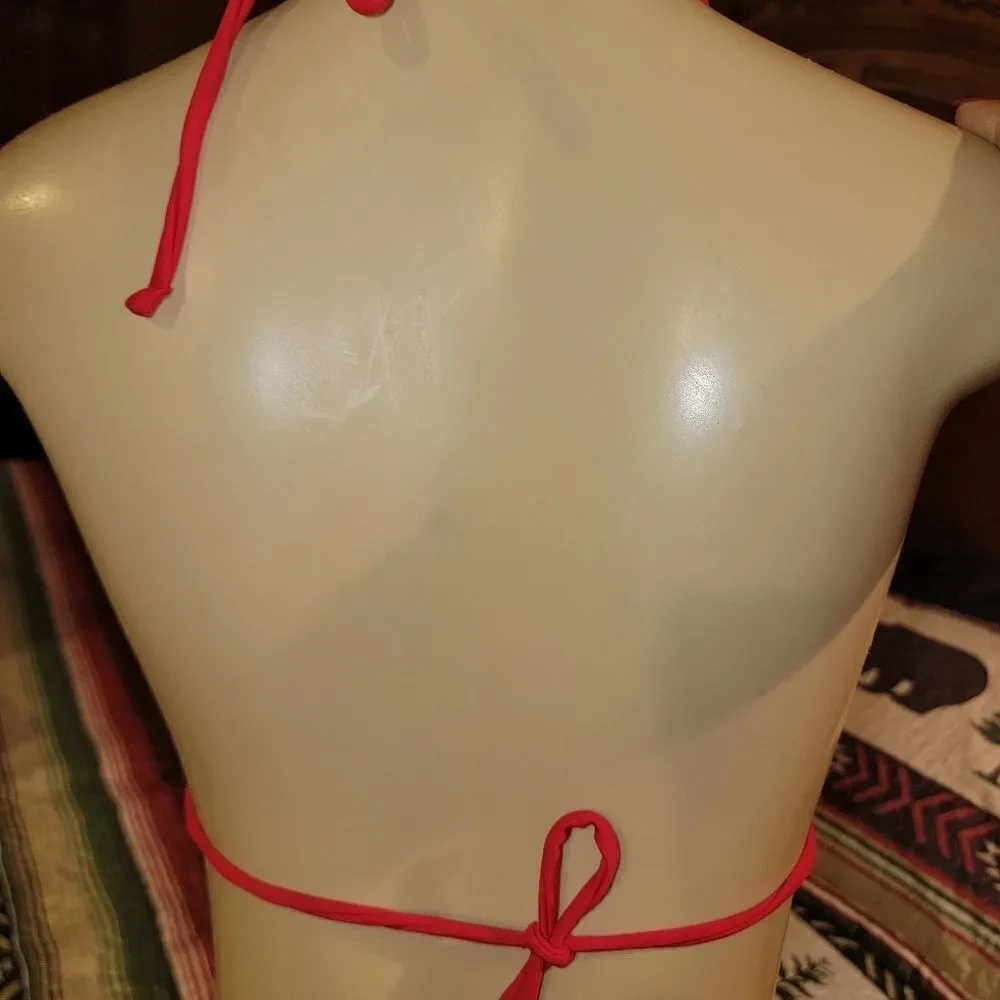 Black & Red chain-link Bikini (M/L) - Picture 7 of 10